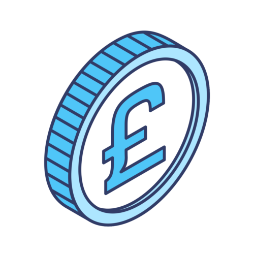 Coin money icon - magazine subscription