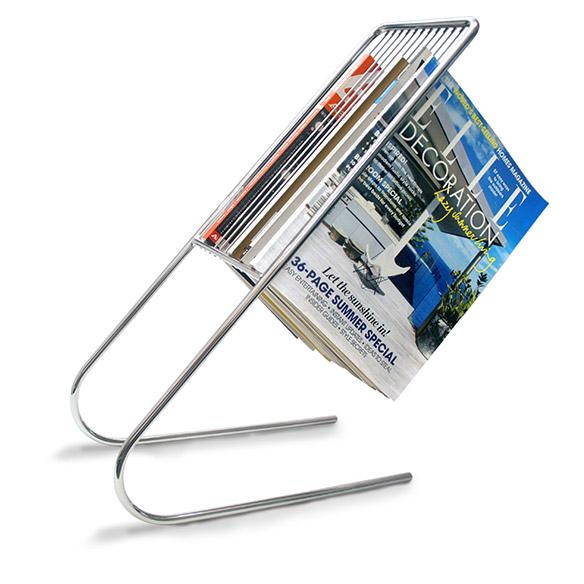 Float Magazine Racks - Free standing floor magazine rack. Ideal for displaying your subscription magazines from DLT Magazines